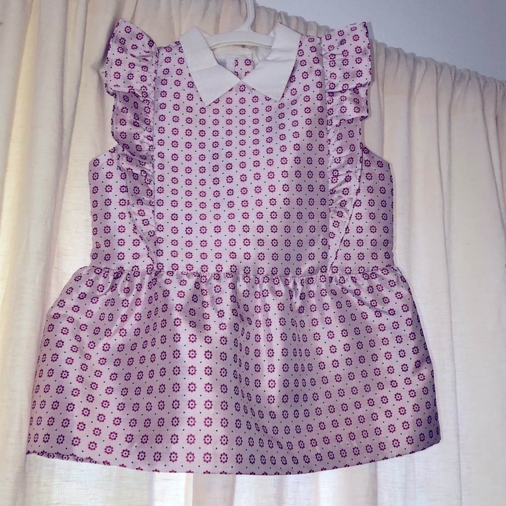 EUC Girls Janie and Jack Sateen Top
